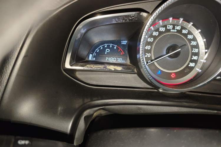 Used Mazda 3 Axela 2016 Sedan 1.5L Automatic Comfort Model Odometer Close Up