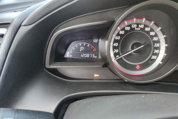 Used Mazda 3 Axela 2016 Sedan 1.5L Automatic Luxury Model Odometer Close Up
