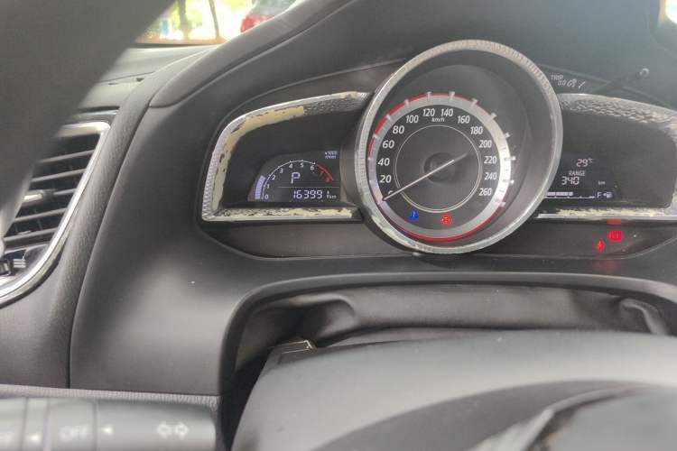 Used Mazda 3 Axela 2016 Sedan 1.5L Automatic Luxury Model Odometer Close Up