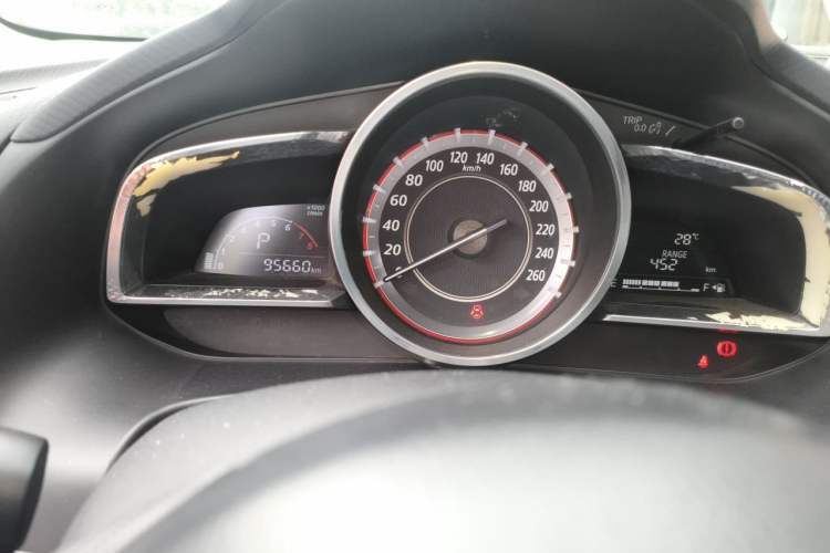 Used Mazda 3 Axela 2016 Sedan 1.5L Automatic Luxury Model Odometer Close Up