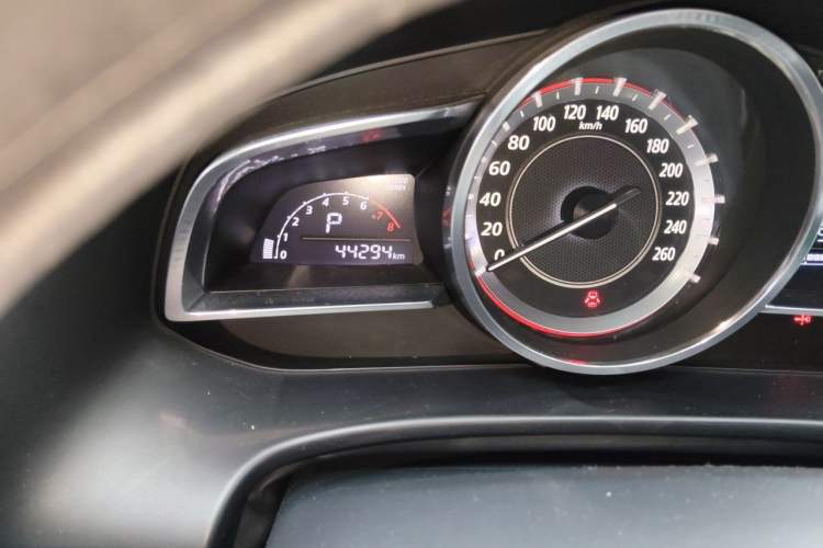 Used Mazda 3 Axela 2016 Hatchback 1.5L Automatic Comfort Model Odometer Close Up