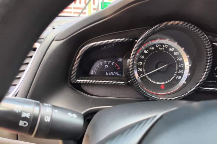 Used Mazda 3 Axela 2016 Sedan 1.5L Automatic Luxury Model Odometer Close Up