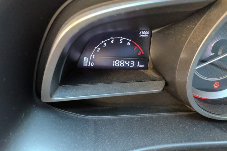 Used Mazda 3 Axela 2016 Sedan 1.5L Manual Luxury Model Odometer Close Up