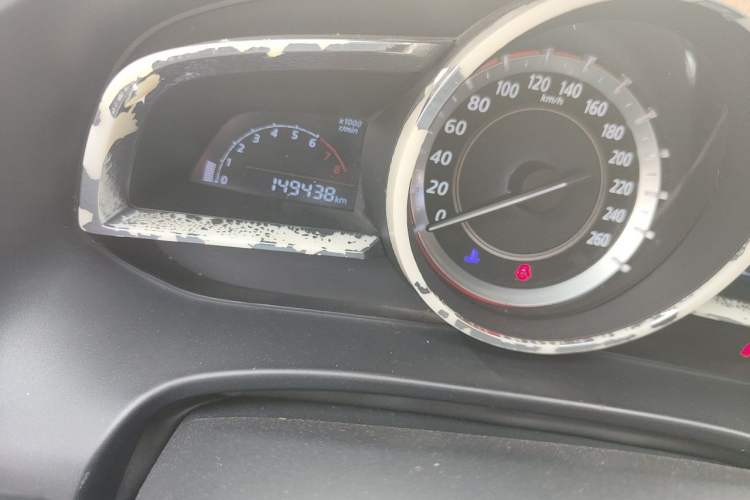 Used Mazda 3 Axela 2016 Sedan 1.5L Manual Luxury Model Odometer Close Up
