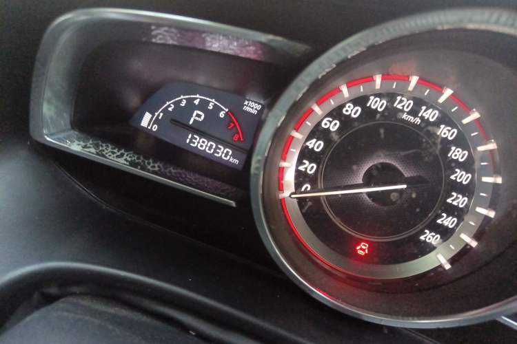 Used Mazda 3 Axela 2016 Sedan 1.5L Automatic Luxury Model Odometer Close Up
