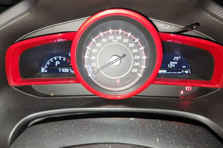Used Mazda 3 Axela 2016 Sedan 1.5L Automatic Luxury Model Odometer Close Up