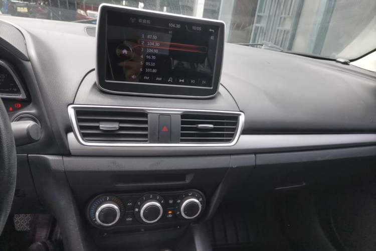 Used Mazda 3 Axela 2016 Sedan 1.5L Manual Comfort Model Audio And AC Panel