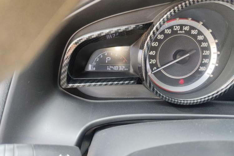 Used Mazda 3 Axela 2016 Sedan 1.5L Automatic Comfort Model Odometer Close Up