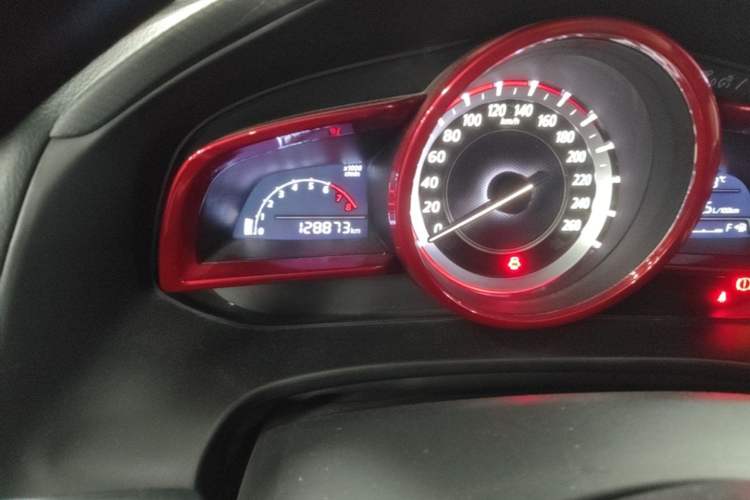 Used Mazda 3 Axela 2016 Sedan 1.5L Manual Comfort Model Odometer Close Up