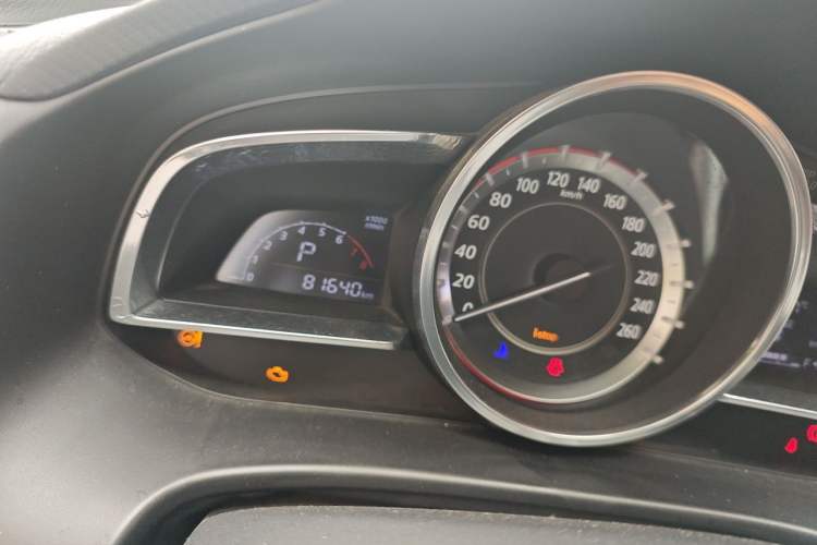 Used Mazda 3 Axela 2016 Sedan 1.5L Automatic Comfort Model Odometer Close Up