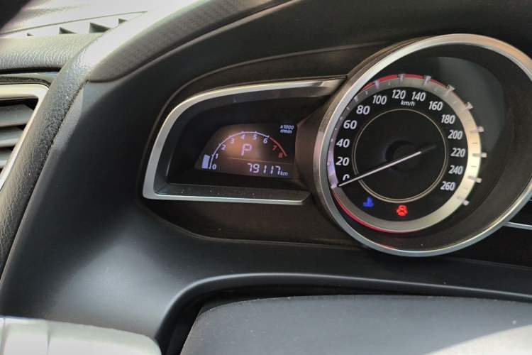 Used Mazda 3 Axela 2016 Sedan 1.5L Automatic Luxury Model Odometer Close Up