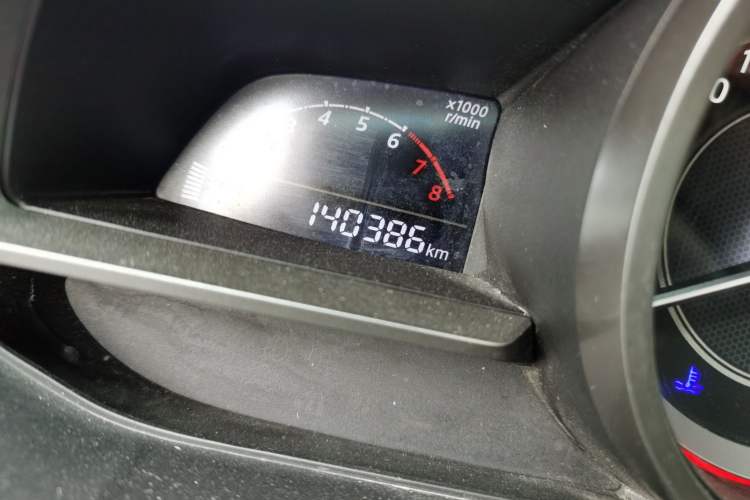 Used Mazda 3 Axela 2016 Sedan 1.5L Manual Comfort Model Odometer Close Up