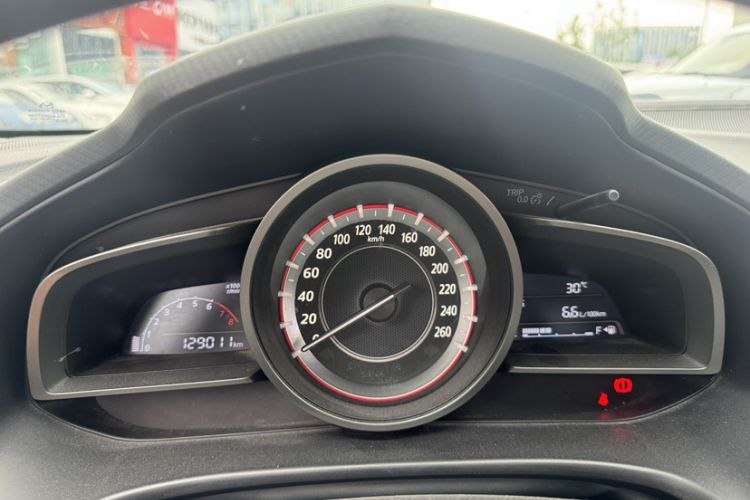 Used Mazda 3 Axela 2016 Sedan 1.5L Manual Comfort Model Odometer Close Up