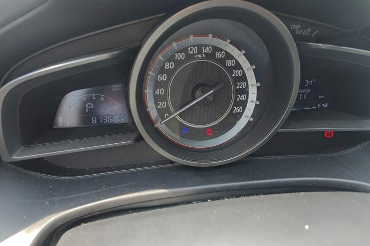 Used Mazda 3 Axela 2016 Sedan 1.5L Automatic Luxury Model Odometer Close Up