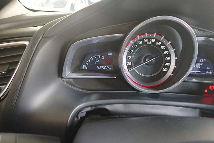 Used Mazda 3 Axela 2016 Sedan 1.5L Automatic Luxury Model Odometer Close Up