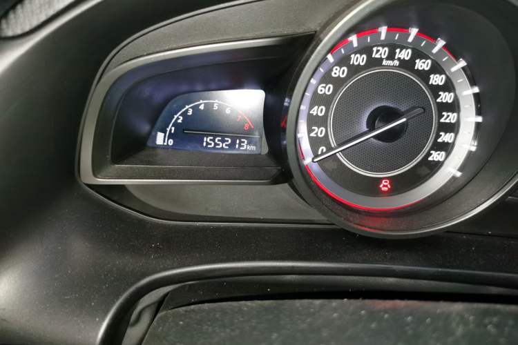Used Mazda 3 Axela 2016 Sedan 1.5L Manual Luxury Model Odometer Close Up
