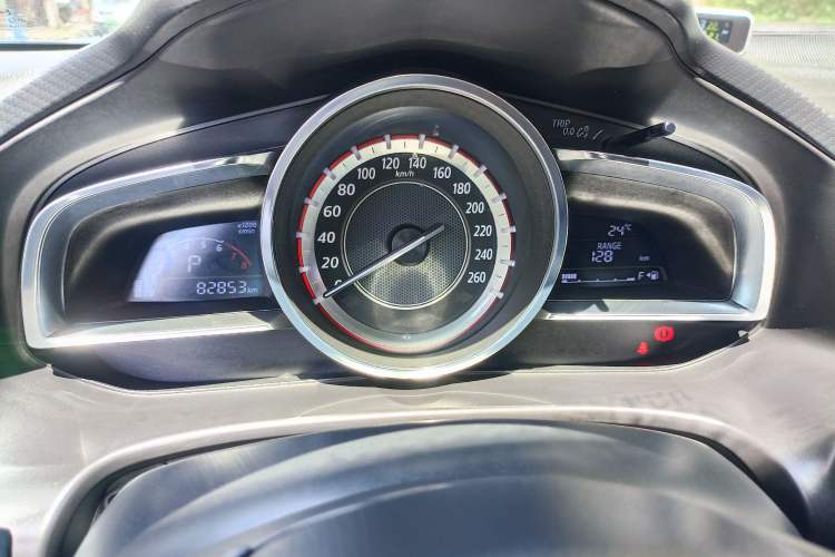 Used Mazda 3 Axela 2016 Sedan 1.5L Automatic Luxury Model Odometer Close Up