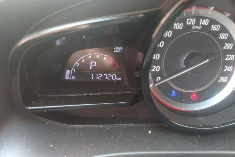 Used Mazda 3 Axela 2016 Sedan 1.5L Automatic Comfort Model Odometer Close Up