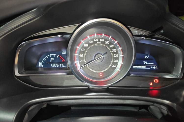 Used Mazda 3 Axela 2016 Sedan 1.5L Automatic Luxury Model Odometer Close Up