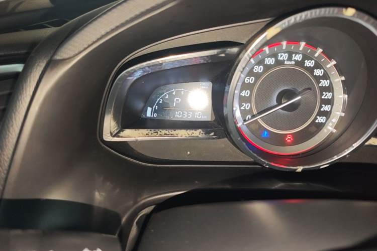 Used Mazda 3 Axela 2016 Sedan 1.5L Automatic Comfort Model Odometer Close Up