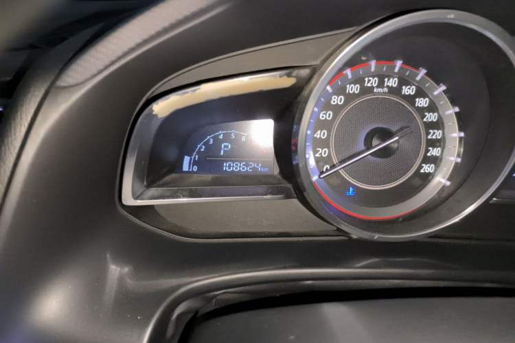 Used Mazda 3 Axela 2016 Sedan 1.5L Automatic Comfort Model Odometer Close Up
