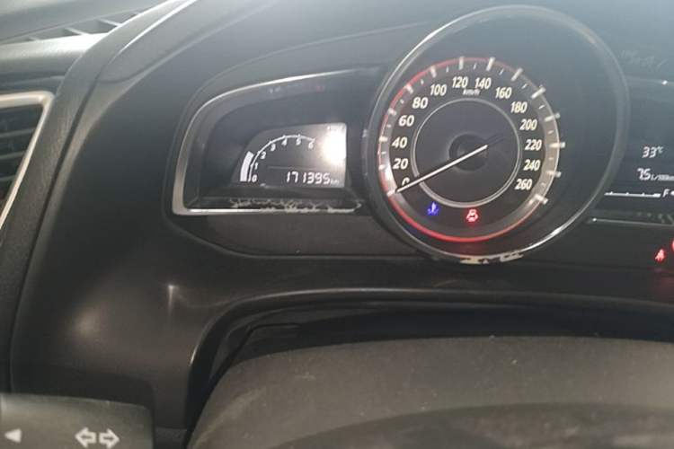 Used Mazda 3 Axela 2016 Hatchback 1.5L Manual Comfort Model Odometer Close Up