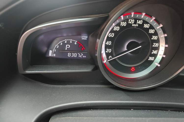 Used Mazda 3 Axela 2016 Sedan 1.5L Automatic Luxury Model Odometer Close Up