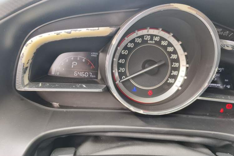 Used Mazda 3 Axela 2016 Sedan 1.5L Automatic Luxury Model Odometer Close Up