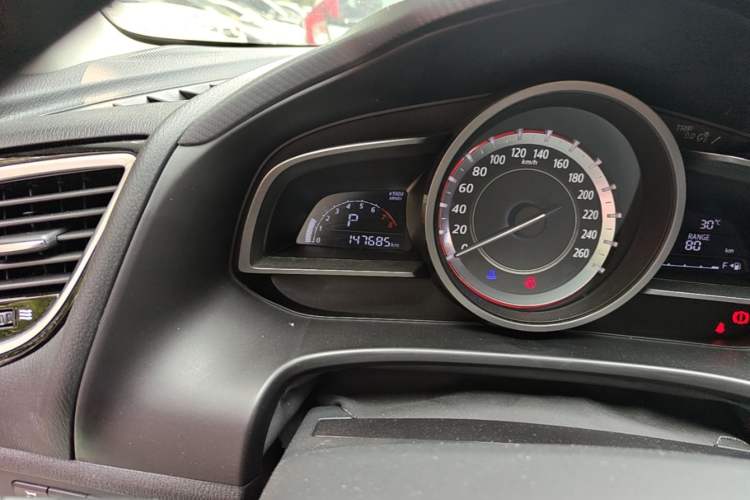 Used Mazda 3 Axela 2016 Sedan 2.0L Automatic Sport Model Odometer Close Up