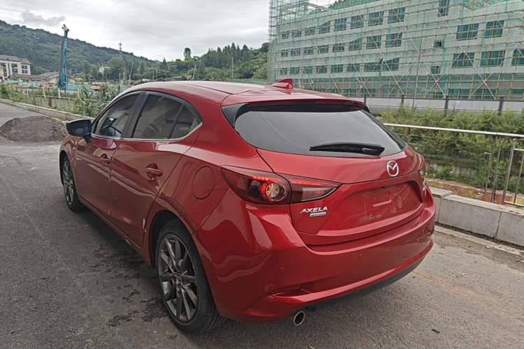 Used Mazda 3 Axela 2017 Hatchback 2.0L Automatic Sport Model China V Emission Standard Rear Left 45 Deg