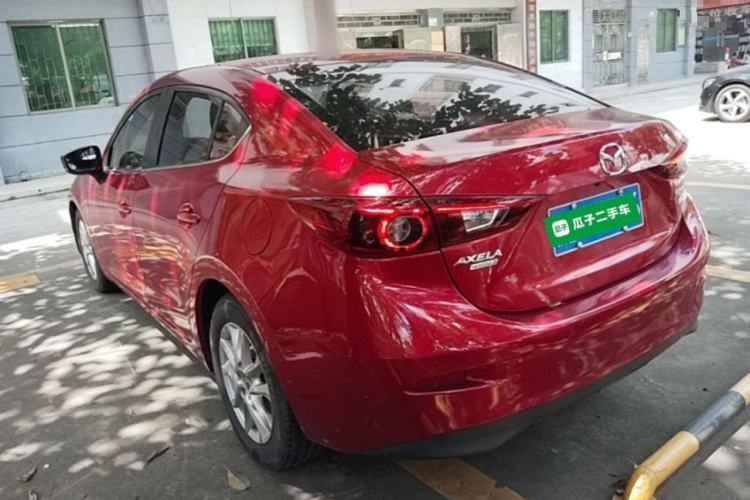 Used Mazda 3 Axela 2017 Sedan 1.5L Automatic Luxury Model Emission Standard China V Rear Left 45 Deg