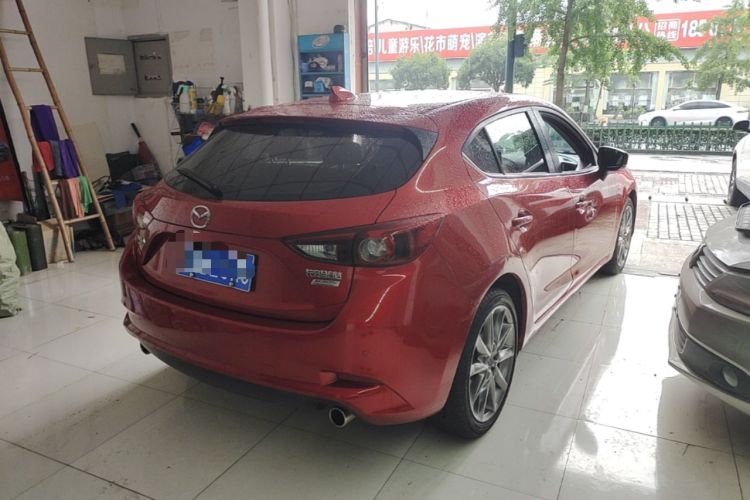 Used Mazda 3 Axela 2017 Hatchback 2.0L Automatic Sport Model China V Emission Standard Rear Right 45 Deg