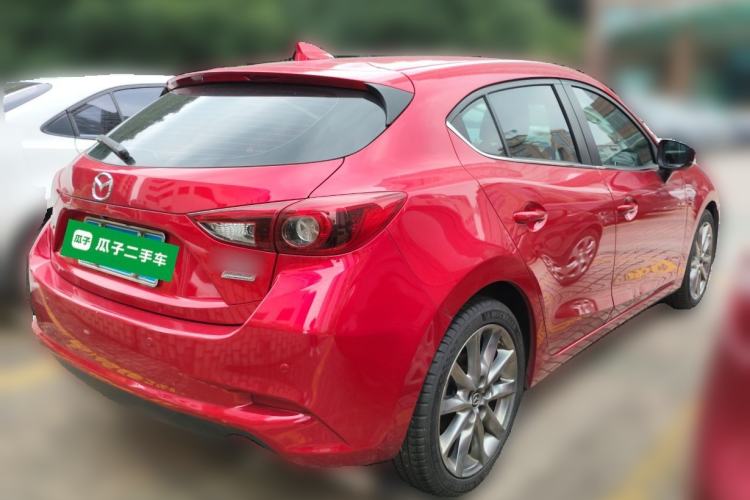 Used Mazda 3 Axela 2017 Hatchback 2.0L Automatic Sport Model China V Emission Standard Rear Right 45 Deg