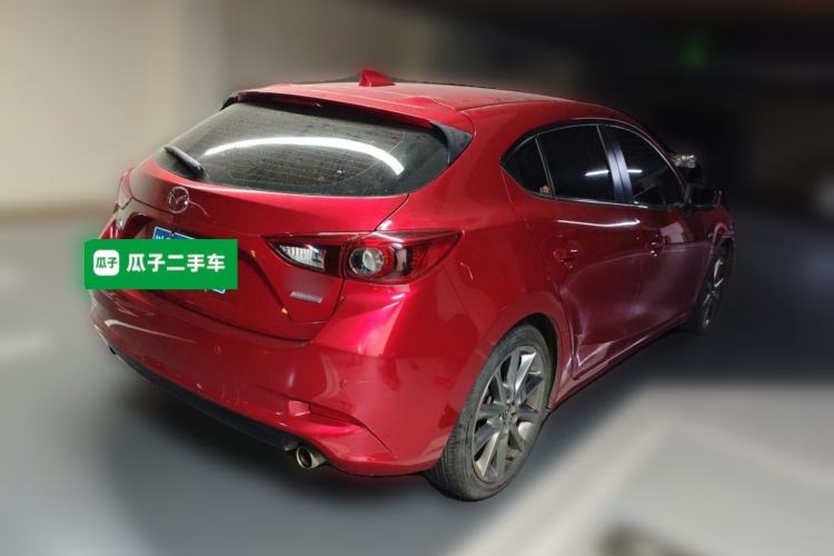 Used Mazda 3 Axela 2017 Hatchback 2.0L Automatic Sport Model China V Emission Standard Rear Right 45 Deg