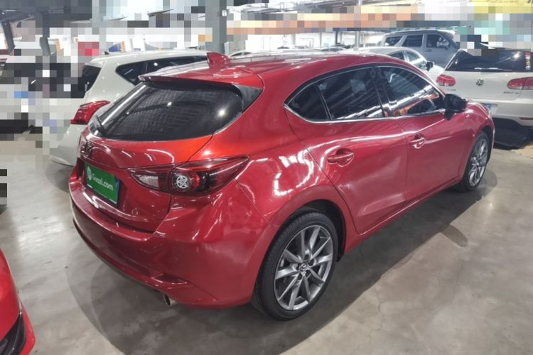 Used Mazda 3 Axela 2017 Hatchback 2.0L Automatic Sport Model China V Emission Standard Rear Right 45 Deg