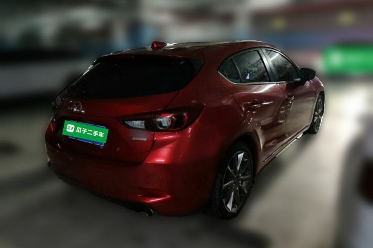 Used Mazda 3 Axela 2017 Hatchback 2.0L Automatic Sport Model China V Emission Standard Rear Right 45 Deg