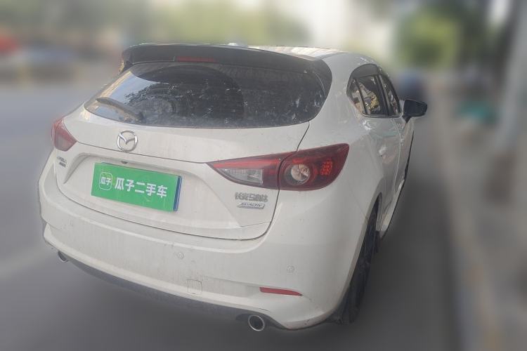 Used Mazda 3 Axela 2017 Hatchback 2.0L Automatic Sport Model China V Emission Standard Rear Right 45 Deg