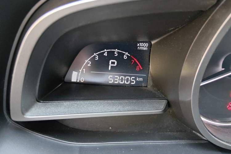 Used Mazda 3 Axela 2019 Cloud-Controlled Version Sedan 1.5L Automatic Comfort Trim China VI Standard Odometer Close Up