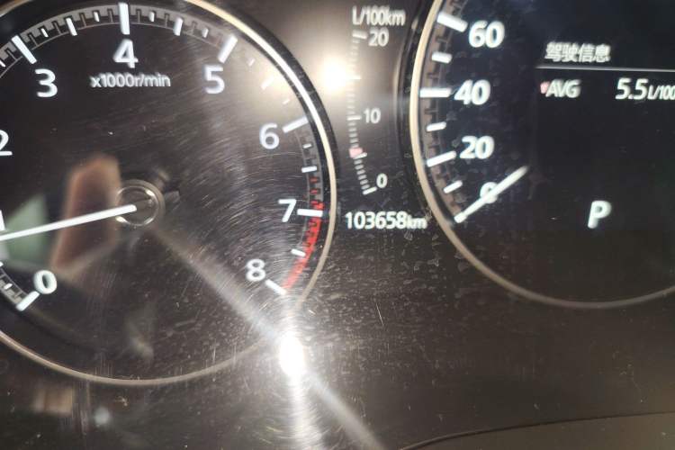 Used Mazda 3 Axela 2020 1.5L Automatic ZhiMei Edition Odometer Close Up