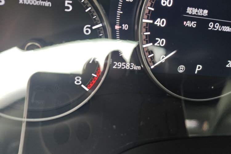 Used Mazda 3 Axela 2020 2.0L Automatic Luxury Version Odometer Close Up