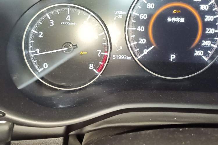 Used Mazda 3 Axela 2020 2.0L Automatic Zhiya Edition Odometer Close Up