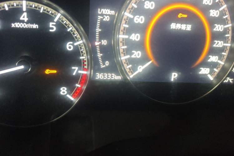 Used Mazda 3 Axela 2020 2.0L Automatic Zhiya Edition Odometer Close Up