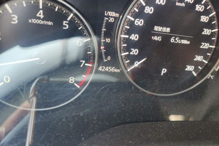 Used Mazda 3 Axela 2020 1.5L Automatic Zhiyue Sunroof Version Odometer Close Up