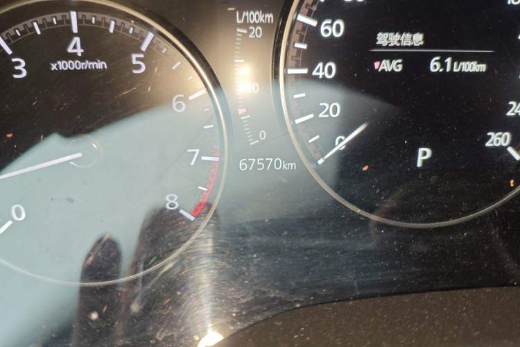 Used Mazda 3 Axela 2020 1.5L Automatic ZhiMei Edition Odometer Close Up