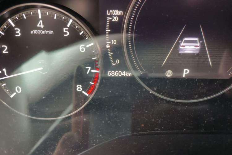 Used Mazda 3 Axela 2021 2.0L Automatic Zhiyao Edition Odometer Close Up