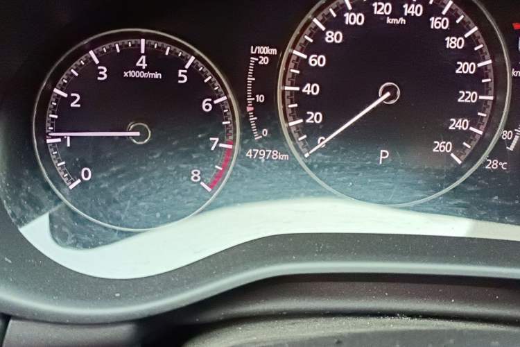 Used Mazda 3 Axela 2021 2.0L Automatic ZhiXuan Edition Odometer Close Up