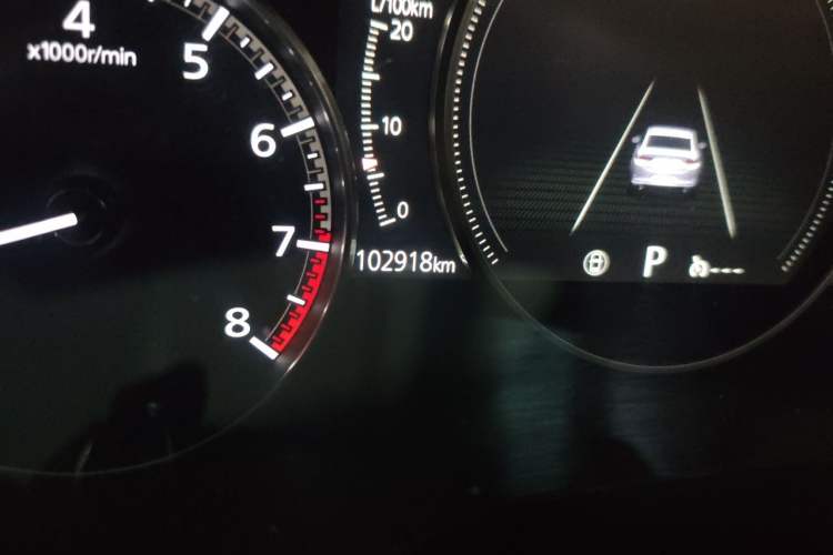 Used Mazda 3 Axela 2021 2.0L Automatic Zhiyao Edition Odometer Close Up