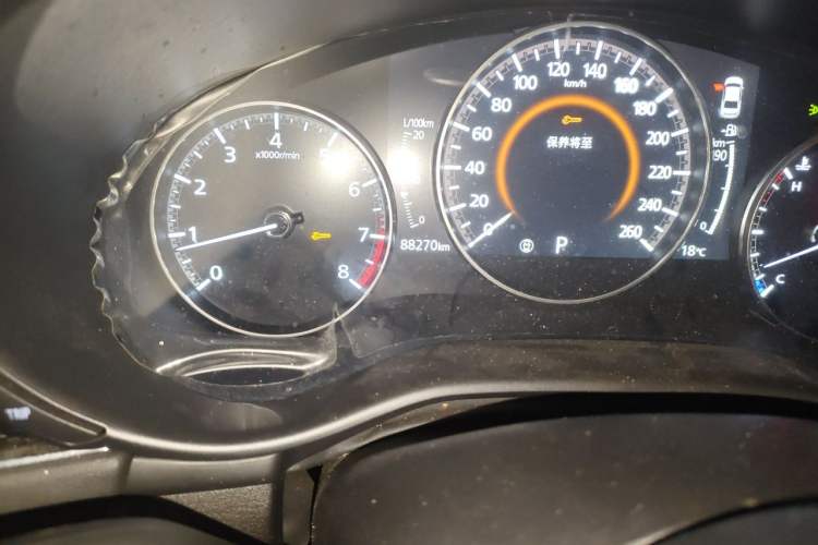 Used Mazda 3 Axela 2021 2.0L Automatic Zhiyao Edition Odometer Close Up
