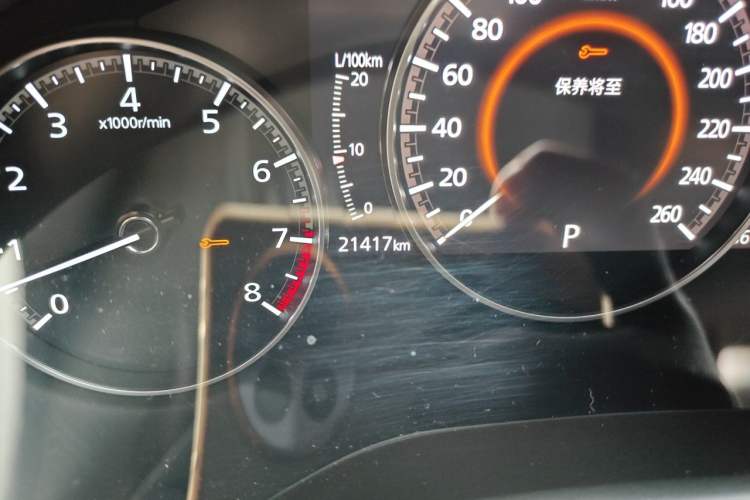 Used Mazda 3 Axela 2021 2.0L Automatic ZhiXuan Edition Odometer Close Up