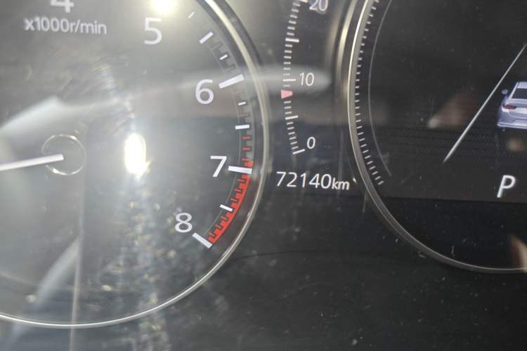 Used Mazda 3 Axela 2021 2.0L Automatic ZhiXuan Edition Odometer Close Up